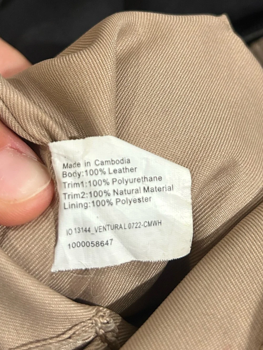 The Sak Ventura Backpack Gray Distressed Vintage Finish Leather